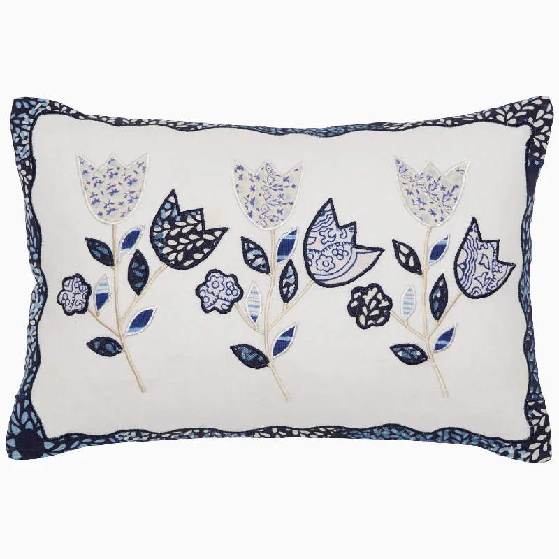 Orthopedic Pillows for Back Pain ReliefUpcycled Tulips Kidney Pillow