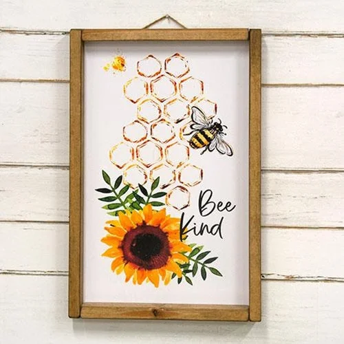 Bed skirts with a eco - friendly materialBee Kind Sunflower Frame