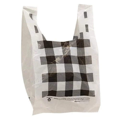 Bed skirts in neutral colors for easy pairing100/Pkg Black & White Buffalo Check Small Plastic Bags 15x7x4" Bed skirts in neutral colors for easy pairing100/Pkg Black & White Buffalo Check Small Plastic Bags 15x7x4"