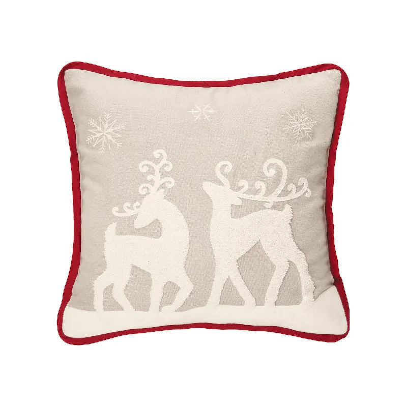 Adjustable Pillows for Customized ComfortNordic Deer Friends  Pillow
