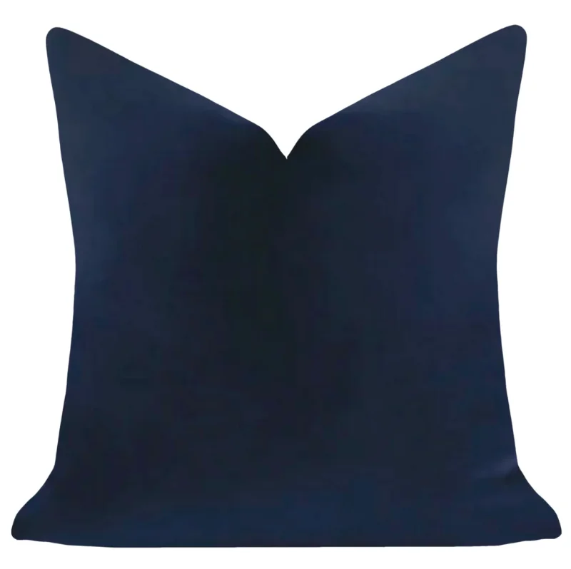 Square Pillows for Modern Home DecorCobalt Blue Velvet Pillow