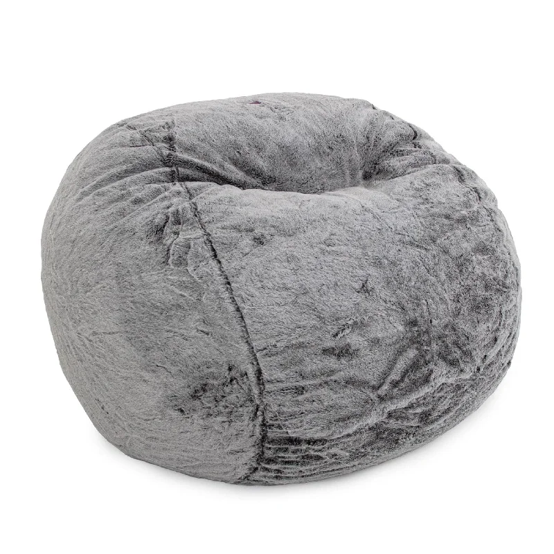 Gel - infused memory foam mattresses for cooler sleepBean Bag - Queen - Chinchilla