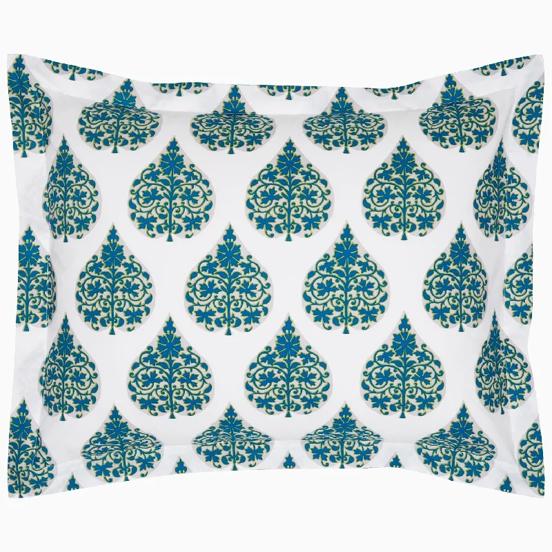Decorative Pillows for Living Room MakeoverBilva Peacock Organic Sham