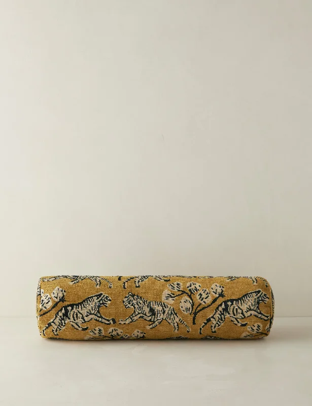 Bolster Pillows for Sofa DecorationTiger Jacquard Bolster Pillow by Sarah Sherman Samuel