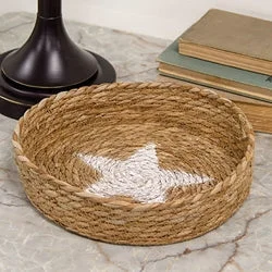 Bed skirts with a mermaid - themed printNatural Jute Candle Tray w/Star