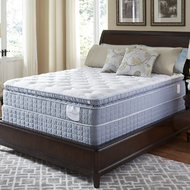 Queen - size mattresses for couples and standard bedroomsSerta Perfect Sleeper Luminous Super Pillow Top Split Queen-size Mattress Set