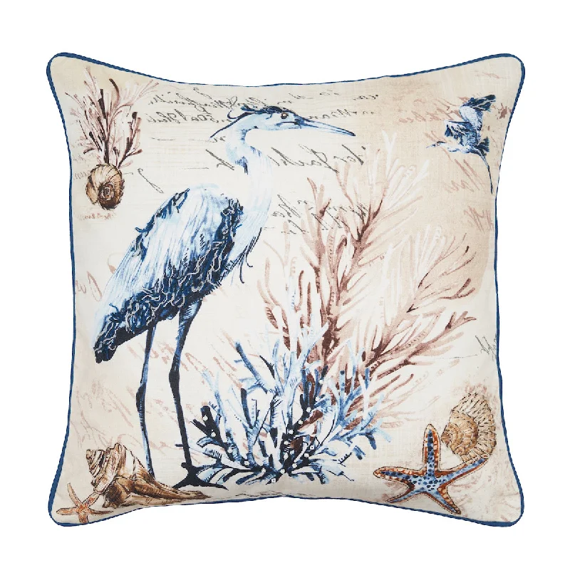 Down Alternative Pillows for Ethical ChoicesBrunswick Blue Heron Pillow