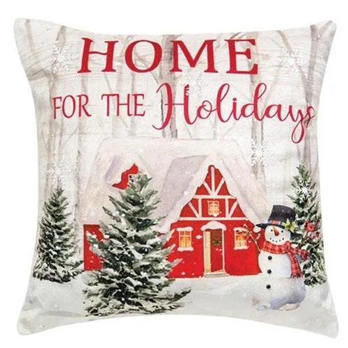 Plush Pillows for a Cozy BedHome For The Holidays Pillow