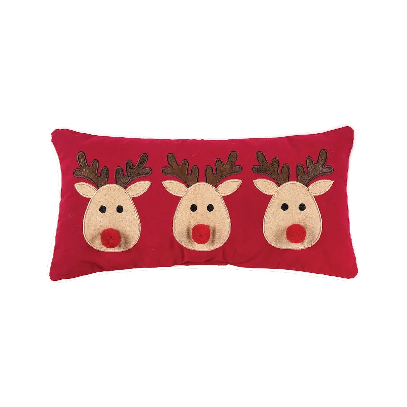 Velvet Pillows for a Touch of EleganceReindeer Games Pillow
