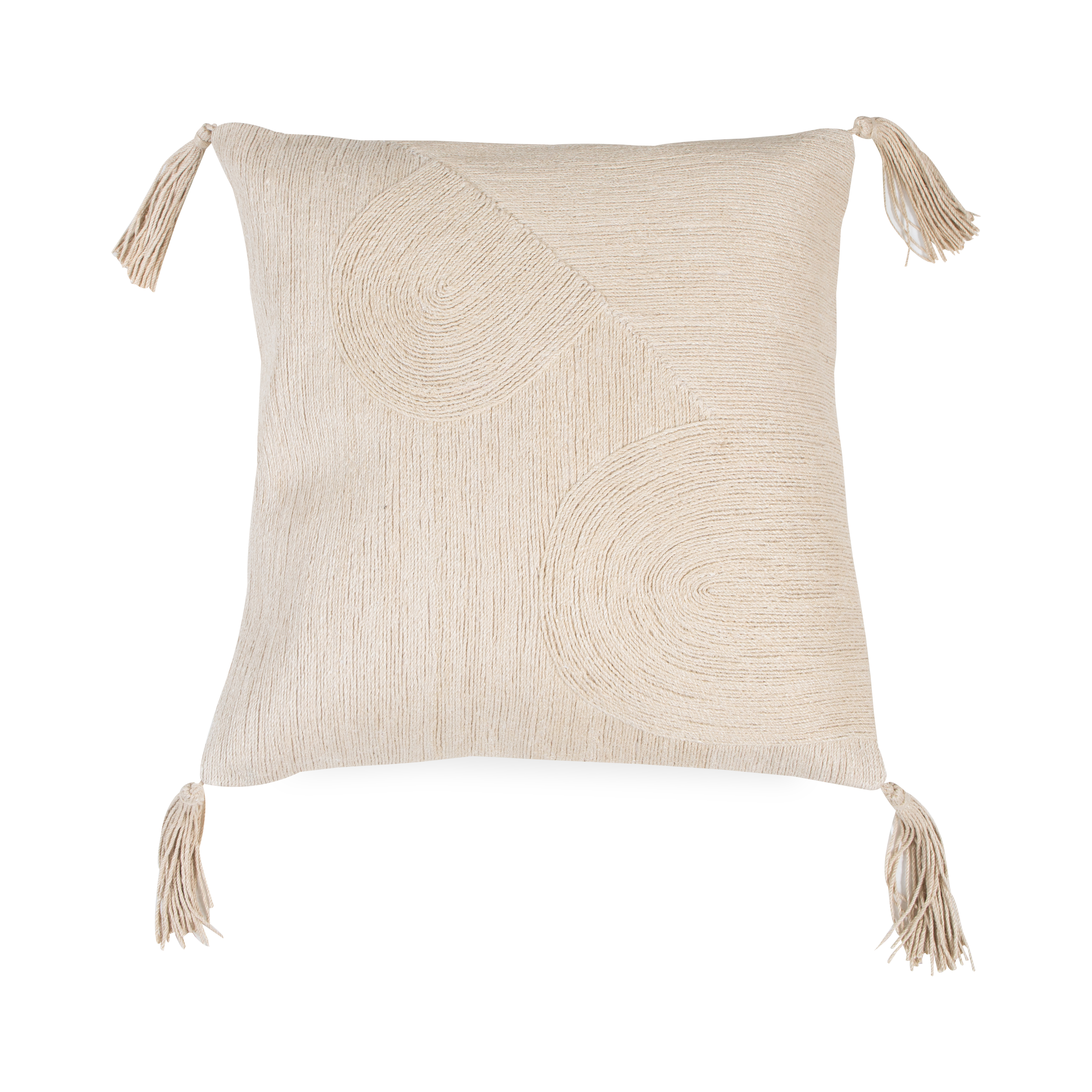 Square Pillows for Modern Home DecorFields Tassel Pillow