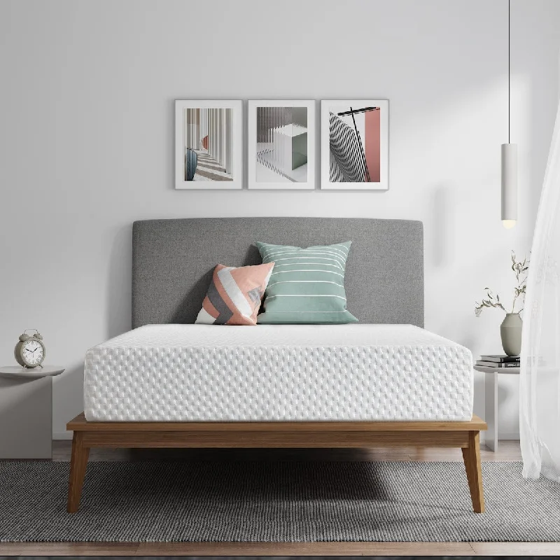 Bamboo - charcoal infused mattresses for odor absorption12 Inches Gel Memory Foam Mattress