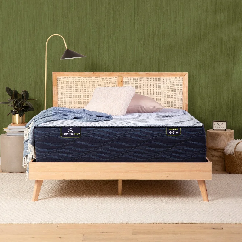 Wool - filled mattresses for natural insulation and moisture - wickingSerta iComfortECO S50UHD 16.75" Hybrid Medium Mattress Set Wool - filled mattresses for natural insulation and moisture - wickingSerta iComfortECO S50UHD 16.75" Hybrid Medium Mattress Set