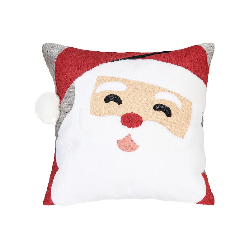 Bolster Pillows for Sofa DecorationSanta Face Pillow