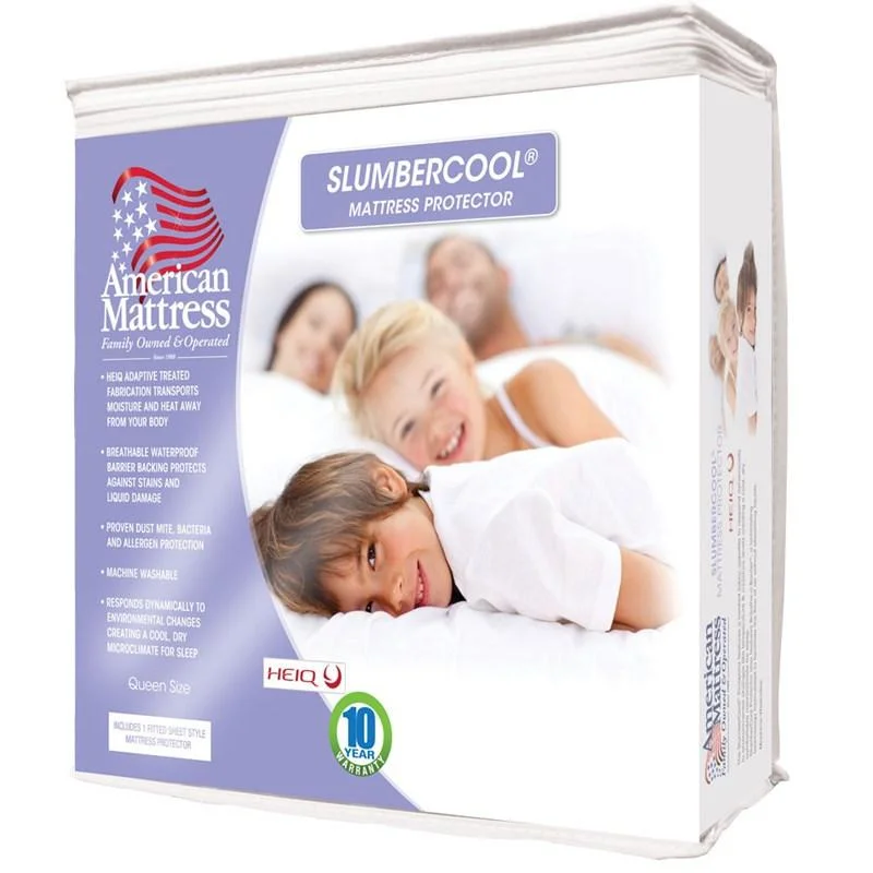 Innerspring mattresses with coil counts for supportSlumberCool Mattress Protector