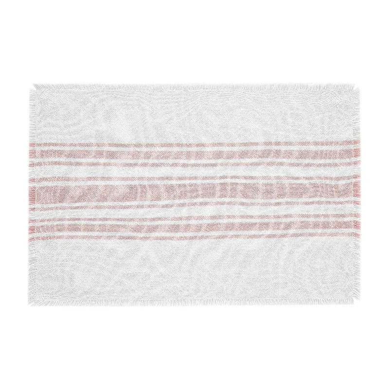 Bed skirts with a multi - colored patternAntique White Stripe Coral Indoor/Outdoor Placemat Set of 6 13x19 Bed skirts with a multi - colored patternAntique White Stripe Coral Indoor/Outdoor Placemat Set of 6 13x19