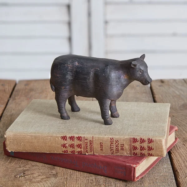 Bed skirts with a Christmas - themed patternRustic Cow Figurine - Box of 4