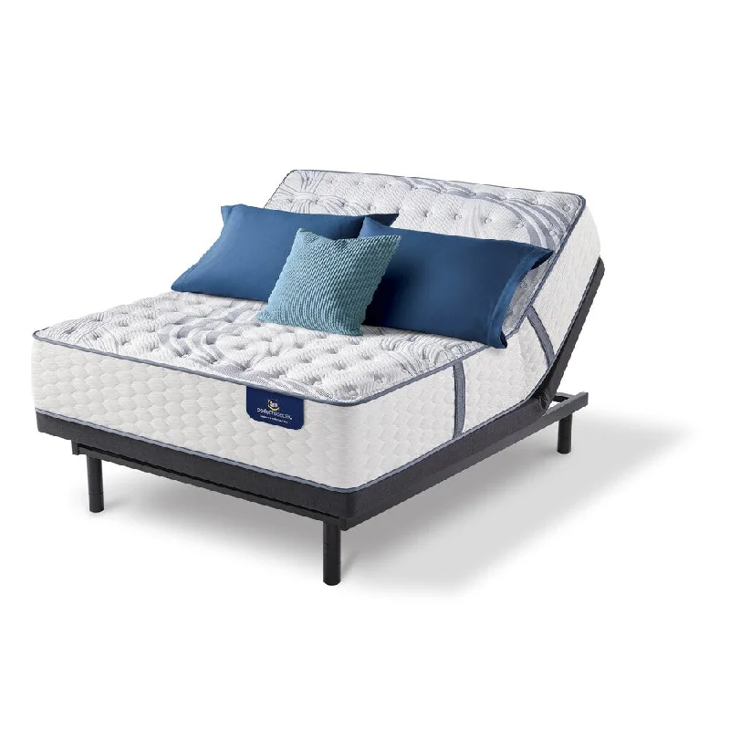 Organic cotton mattresses for a chemical - free sleep surfaceSerta 4-inch Brightmore Firm Queen-size Mattress Set with Adjustable Base