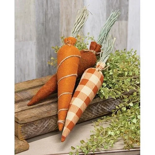 Linen bed skirts for a natural and rustic feel3/Set Stuffed Orange Felt & Buffalo Check Carrots Linen bed skirts for a natural and rustic feel3/Set Stuffed Orange Felt & Buffalo Check Carrots