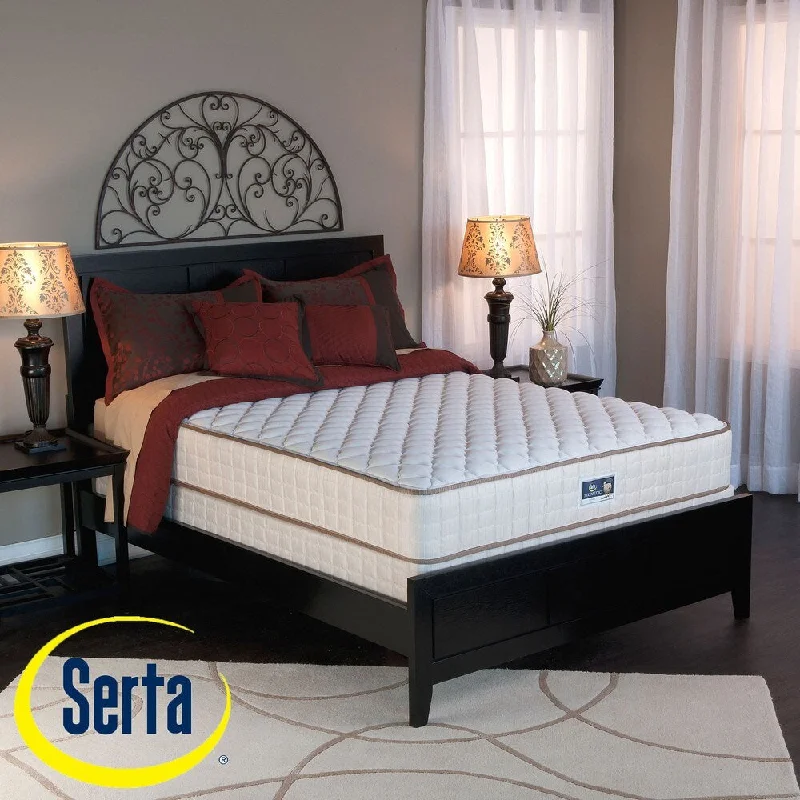 Wool - filled mattresses for natural insulation and moisture - wickingSerta Cromwell Firm Queen-size Mattress and Box Spring Set Wool - filled mattresses for natural insulation and moisture - wickingSerta Cromwell Firm Queen-size Mattress and Box Spring Set