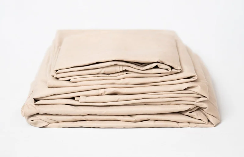 Latex mattresses with natural bounce and breathabilityBedTech Khaki Microplush Bamboo Sheet Set