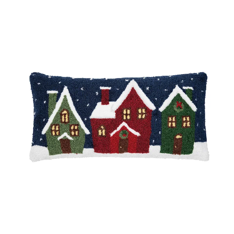 Bolster Pillows for Sofa DecorationWinter Village Pillow