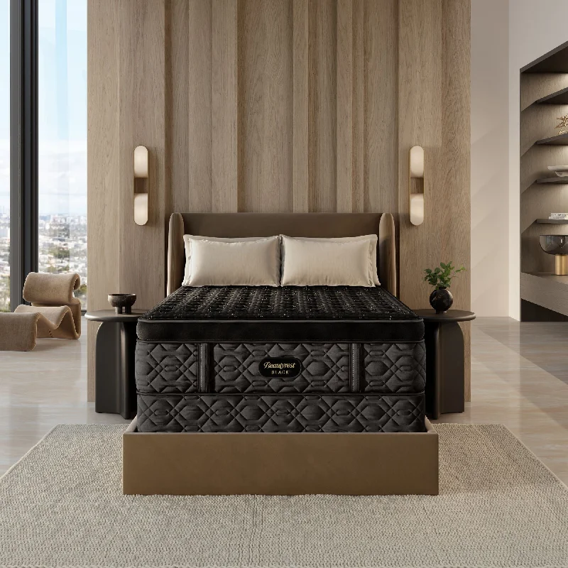 Natural latex and organic cotton blend mattressesBeautyrest Black® Series Four 17.5" Firm Summit Pillow Top Mattress Natural latex and organic cotton blend mattressesBeautyrest Black® Series Four 17.5" Firm Summit Pillow Top Mattress