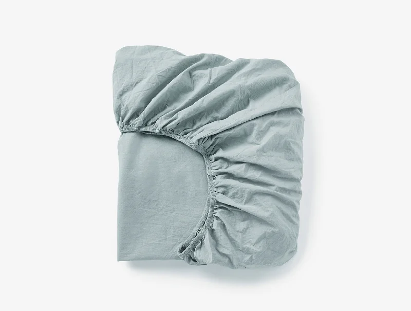 Adjustable Pillows for Customized ComfortOrganic Crinkled Percale™ Fitted Sheet