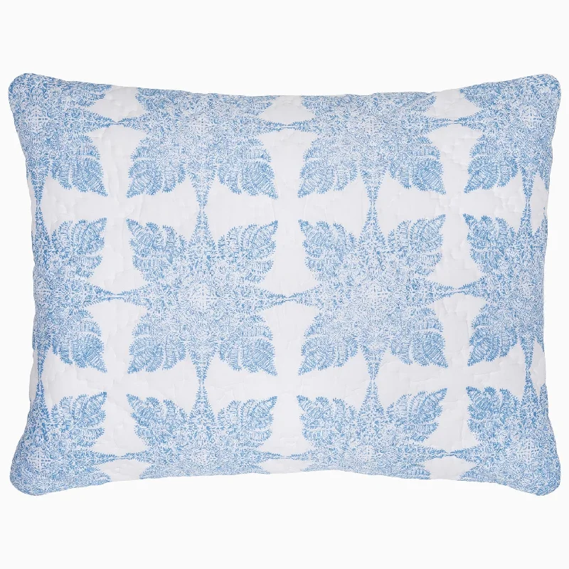 Cotton Pillows for Natural ComfortJaya Azure Sham