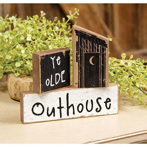 Bed skirts with a nautical theme3/Set Ye Olde Outhouse Blocks
