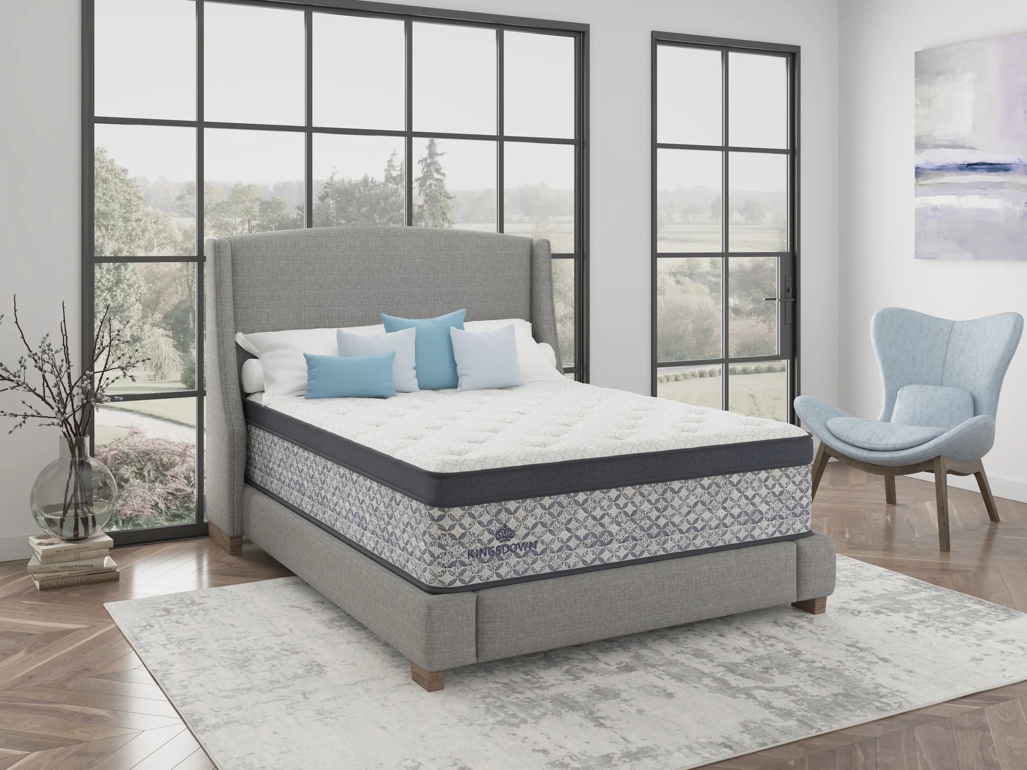 Queen - size mattresses for couples and standard bedroomsKINGSDOWN PRIME Kelgate Euro-Top  Mattress