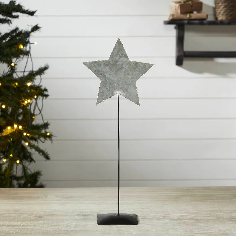 Bed skirts with a metallic thread for a touch of glamourDecorative Galvanized Metal Star With Base 16x6x3 Bed skirts with a metallic thread for a touch of glamourDecorative Galvanized Metal Star With Base 16x6x3