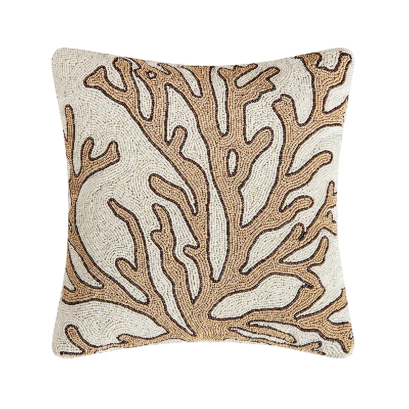 Plush Pillows for a Cozy BedNatural Coral Pillow