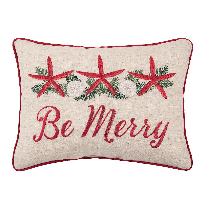 Kids Pillows with Fun DesignsBe Merry Starfish Pillow