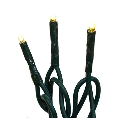 Bed skirts with a high - thread count for a quality feelTeeny Lights 50 Count Green Cord