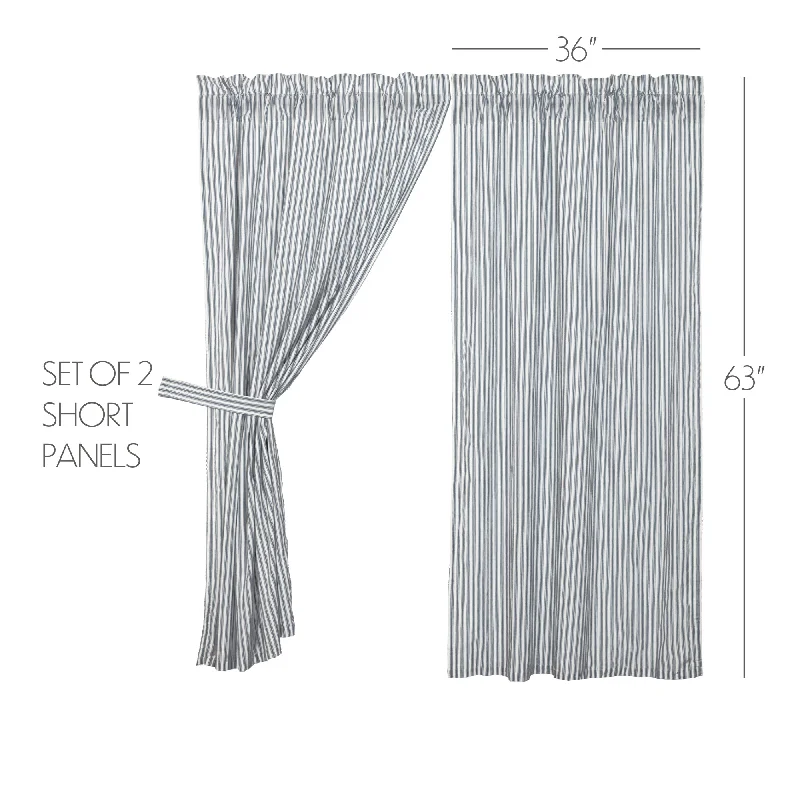 Bed skirts with a lace trim for a romantic touchSawyer Mill Blue Ticking Stripe Short Panel Set of 2 63x36 Bed skirts with a lace trim for a romantic touchSawyer Mill Blue Ticking Stripe Short Panel Set of 2 63x36