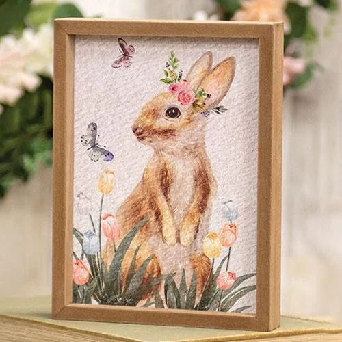 Bed skirts with a metallic thread for a touch of glamourEaster Bunny Floral Crown Wood Framed Sign Bed skirts with a metallic thread for a touch of glamourEaster Bunny Floral Crown Wood Framed Sign
