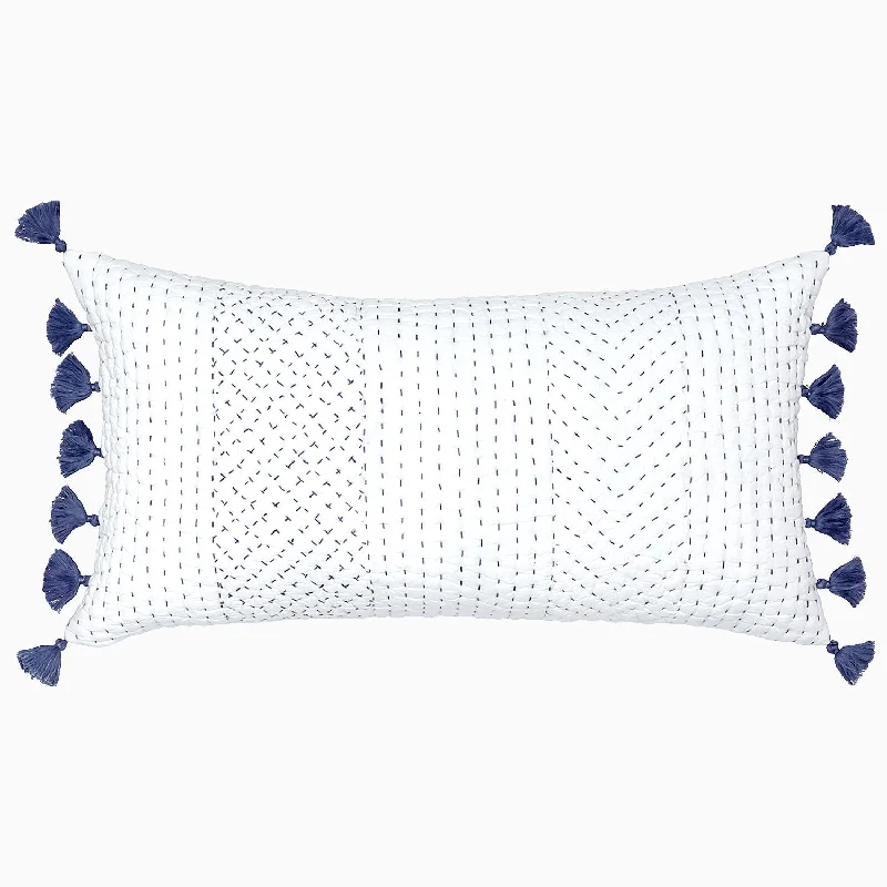Bolster Pillows for Sofa DecorationSahati Indigo Bolster