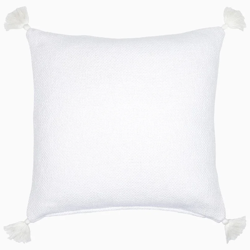 Round Pillows for Boho-Style InteriorsWoven Ivory Decorative Pillow