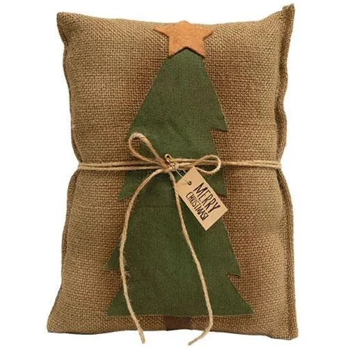 Square Pillows for Modern Home DecorMerry Christmas Tree Decorative Pillow