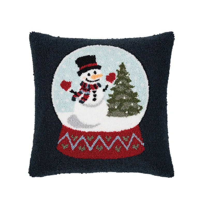 Soft and Fluffy Pillows for Bedroom ComfortWinter Snow Globe Pillow