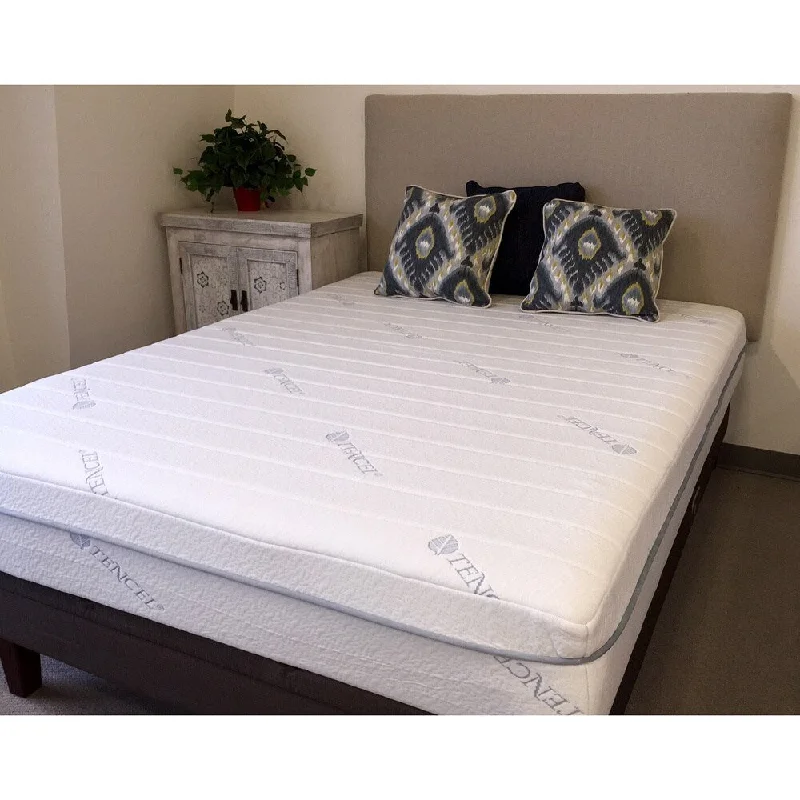 Natural latex and organic cotton blend mattressesIcon Sleep by Sommette Cool Tencel 11-inch Twin-size Gel Memory Foam Mattress Natural latex and organic cotton blend mattressesIcon Sleep by Sommette Cool Tencel 11-inch Twin-size Gel Memory Foam Mattress
