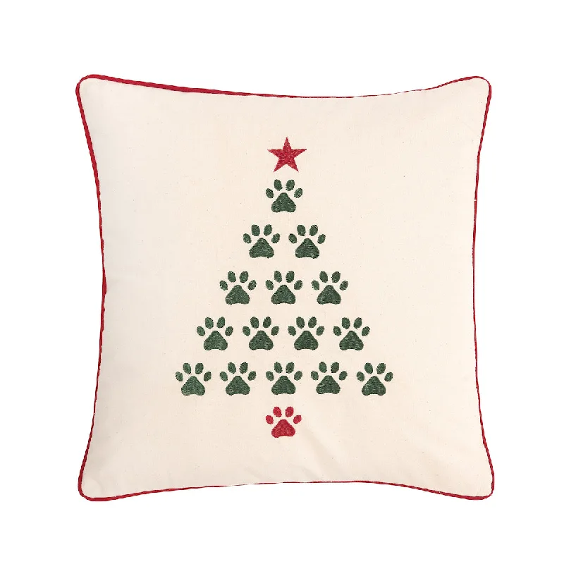 Orthopedic Pillows for Back Pain ReliefChristmas Tree Paws Pillow