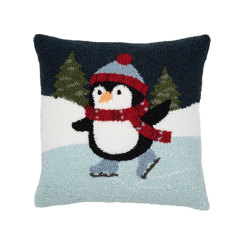 Adjustable Pillows for Customized ComfortSkating Penguin Pillow