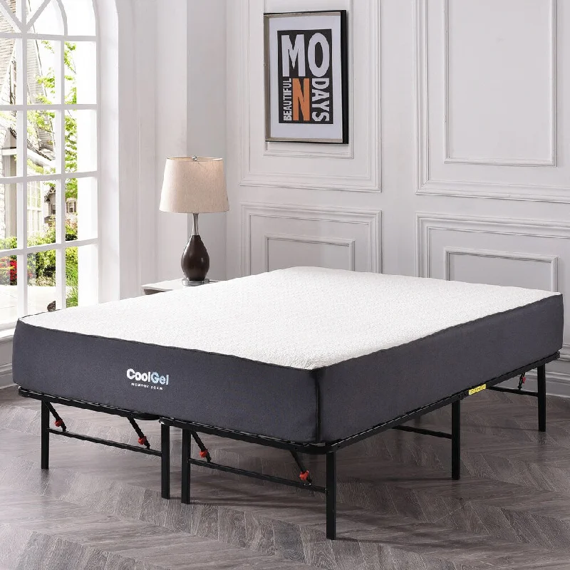 Polyester - foam mattresses for budget - friendly optionsClassic Brands Dahlia 10.5-inch Cool Gel Memory Foam Mattress Set Polyester - foam mattresses for budget - friendly optionsClassic Brands Dahlia 10.5-inch Cool Gel Memory Foam Mattress Set