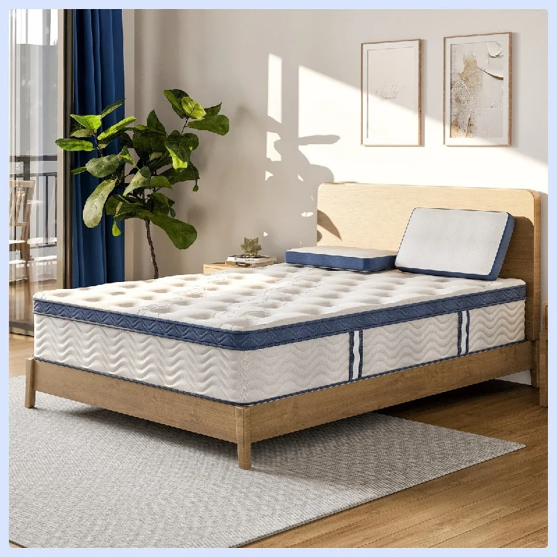 Bamboo - charcoal infused mattresses for odor absorptionFull Size Mattress W Hybrid Pocket Coil - Soft Memory Foam 12 Inch Bamboo - charcoal infused mattresses for odor absorptionFull Size Mattress W Hybrid Pocket Coil - Soft Memory Foam 12 Inch