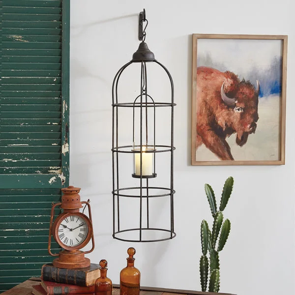 Bed skirts with a plaid pattern for a traditional styleLarge Caged Porch Lantern