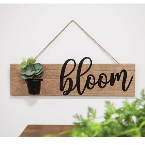 Bed skirts with a wrinkle - resistant fabricBloom Flower Pot Wall Hanging