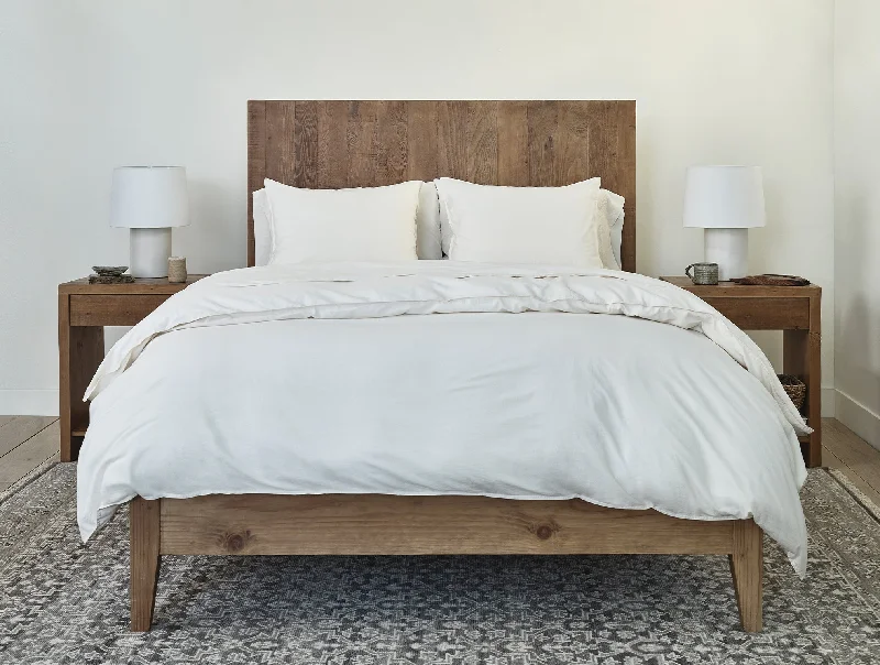 Cooling Pillows for Hot SleepersOrganic Crinkled Percale™ Minimalist Bundle