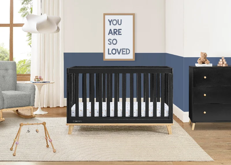 Gel - infused memory foam mattresses for cooler sleepFrankie 4-in-1 Convertible Crib