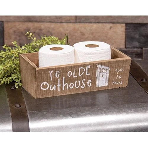 Bed skirts with a retro - style patternBear Bottoms Welcome Rustic Wood Box